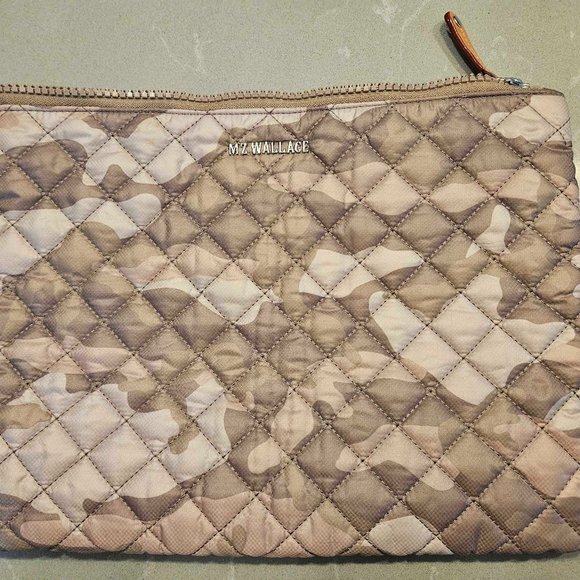 MZ Wallace Blush Camo Metro Pouch - Picture 1 of 3